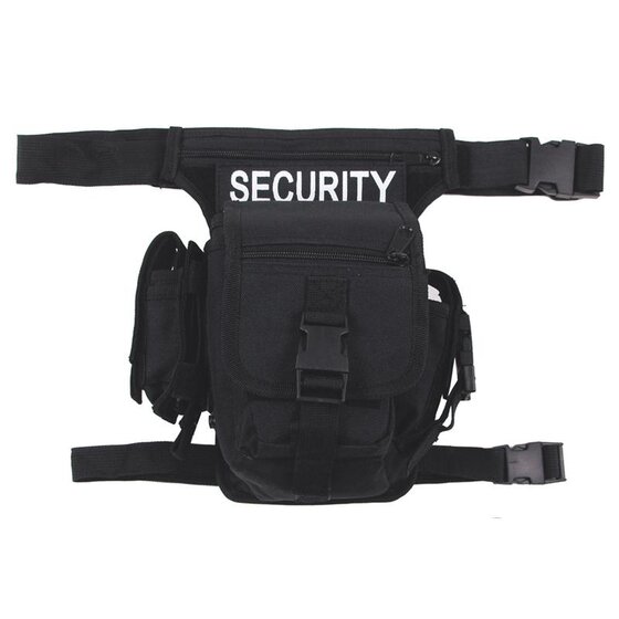 MFH Hip Bag, SECURITY, schwarz, Bein- und Grtelbefestigung