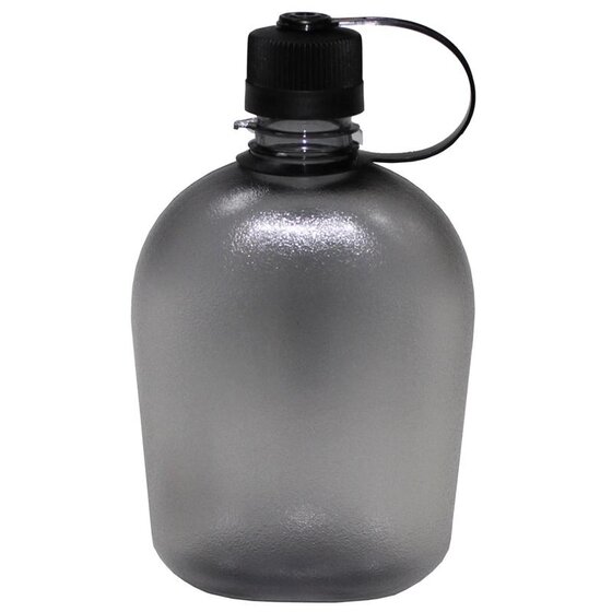 MFH US Feldflasche, GEN II, schwarz/transparent, 1 Liter