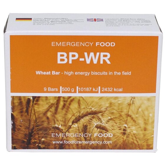 MFH Notfall-Nahrung BP-WR, Weizenriegel, 500 g