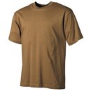 MFH US T-Shirt, halbarm, coyote, 170g/m²