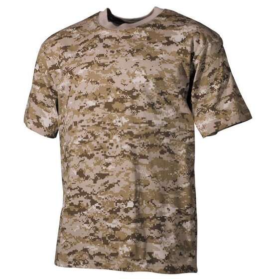MFH US T-Shirt, halbarm, digital- desert, 170g/m