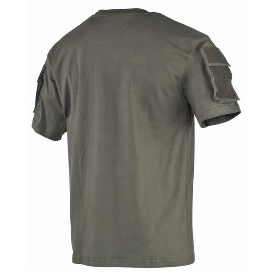 MFH US T-Shirt, halbarm, oliv, mit rmeltaschen