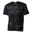 MFH T-Shirt, Batik, schwarz, 180g/m²