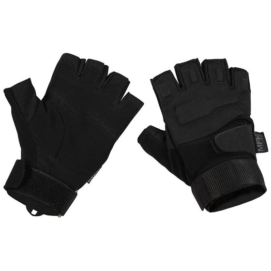 MFH Tactical Handschuhe,Protect, ohne Finger, schwarz