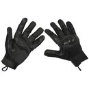 MFH Handschuhe, schwarz, Knchel- und Fingerschutz