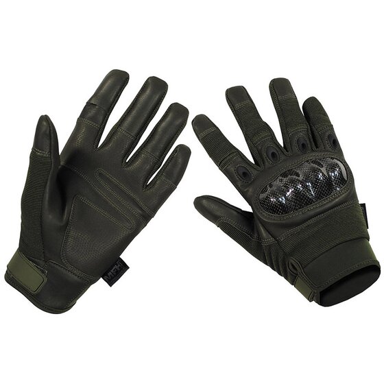 MFH Tactical Handschuhe, Mission oliv