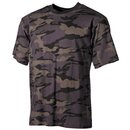 MFH US T-Shirt, halbarm, combat- camo, 170g/m² XXXL