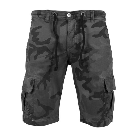 Urban Classics Camo Cargo Shorts, grey camo