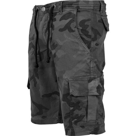 Urban Classics Camo Cargo Shorts, grey camo