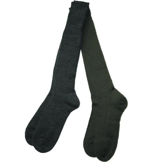 LEO KHLER BW Socken nach TL, schurwolle, grau 50