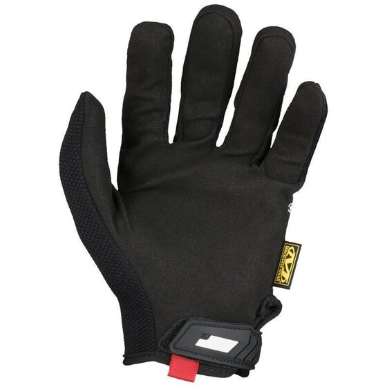 Mechanix Original Handschuhe mit weissem Aufdruck, schwarz S